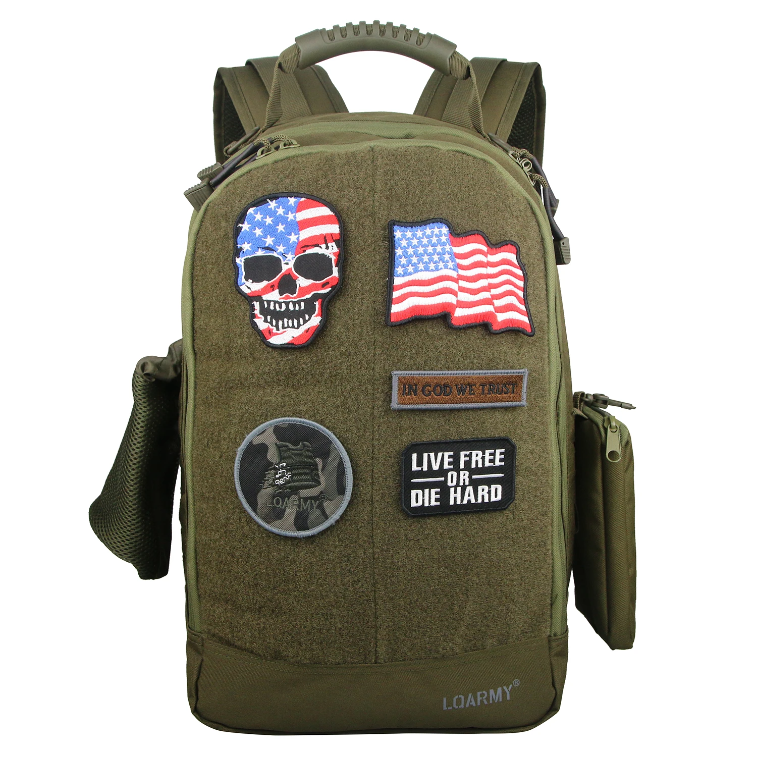

Waterproof Military Style Tactical Laptop Backpack With Five Patches
