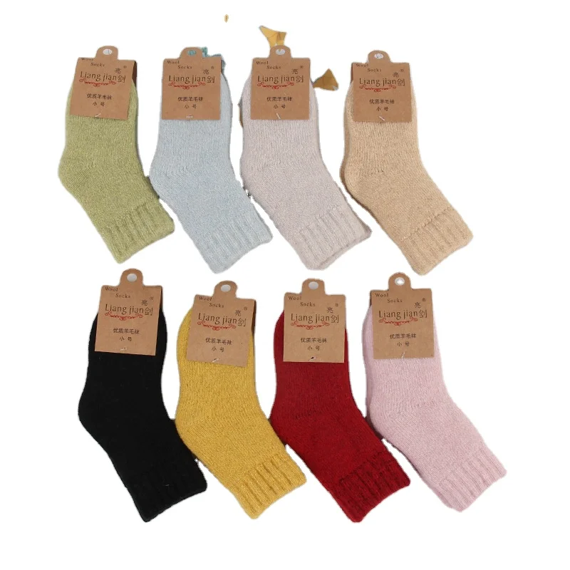 

Socks wholesale autumn and winter warmth thick woolen baby socks indoor thick and warm baby socks, Image