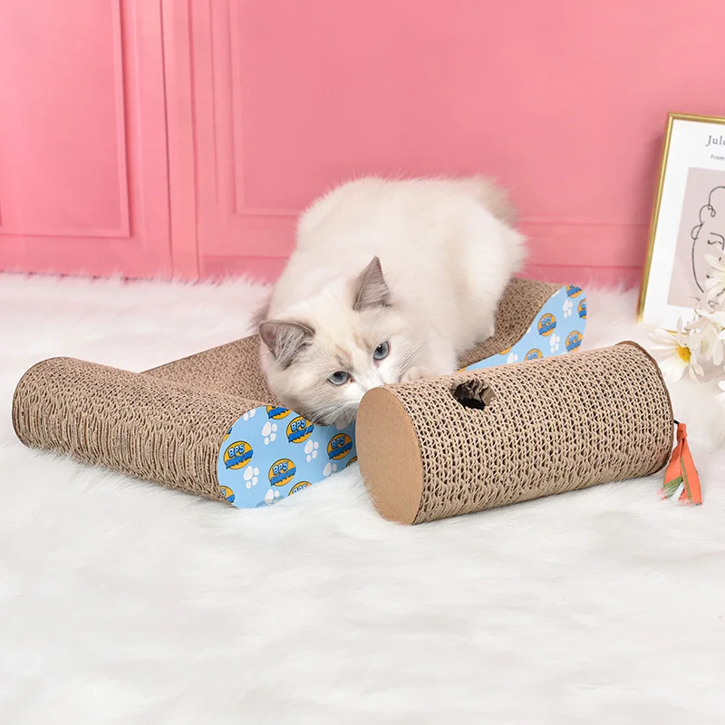 

2021 New High-density Pet Toy Corrugated Cat Scratching Board Cat Scratch-resistant Claw Toy, As picture