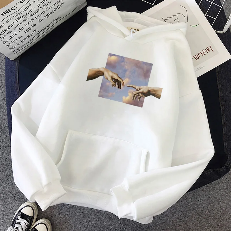 

Harajuku Hoodies Kawaii Pattern Pullover Loose Sweatshirts All-match Oversized Hoodies Women Long Sleeve Fashion Clothing