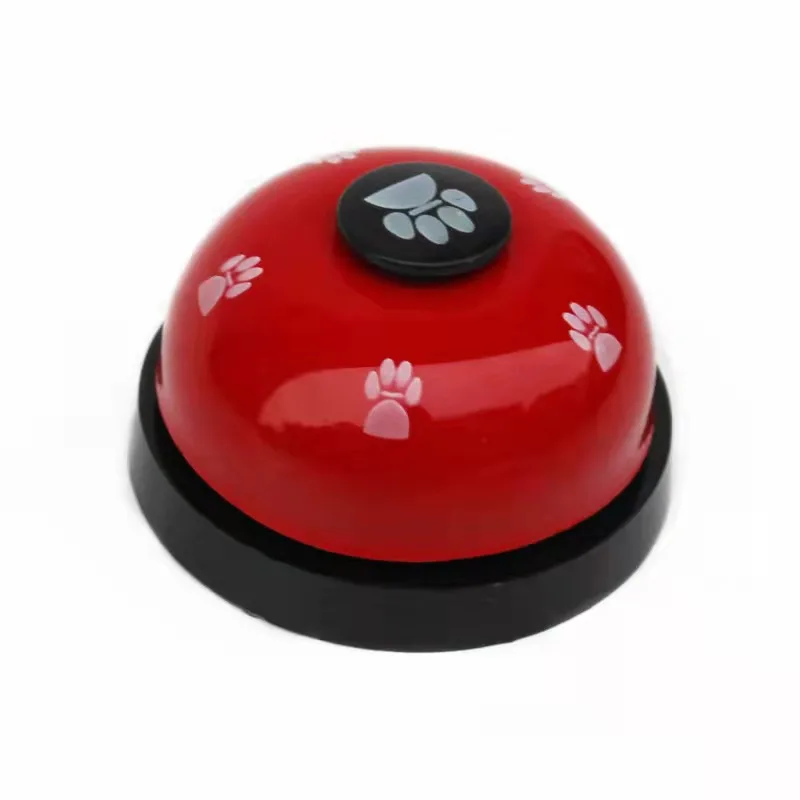 

Wholesale Dinner Small Dog Paw Ready To Ship Pet Training Communication Device Metal Plastic Bell Potty Calling Bell, Picture