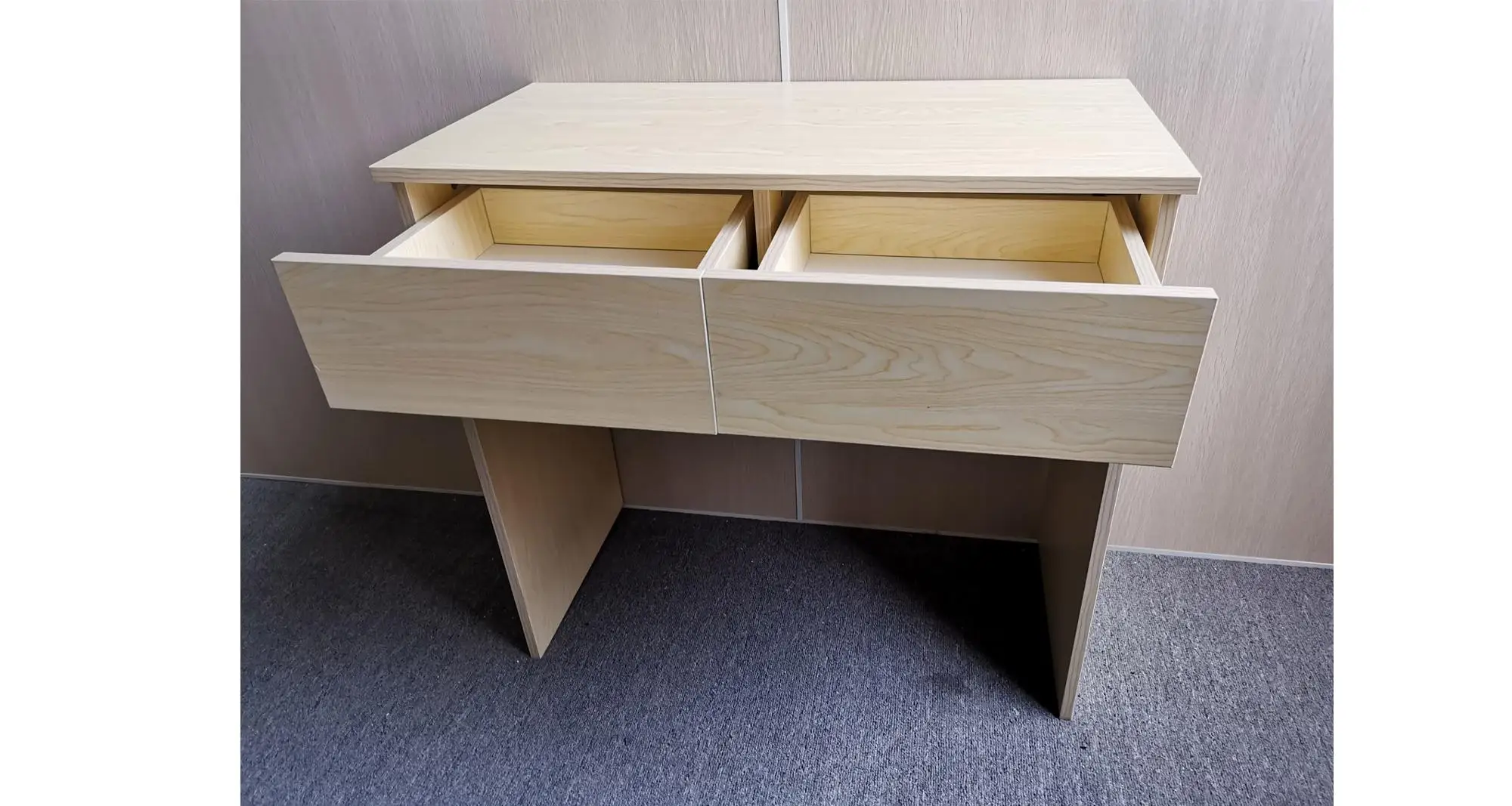 便宜的学校教室小书桌与抽屉木制单办公桌