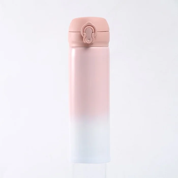 

Hot Sale 304 Stainless Steel Insulated Double Wall Gradient Color Vacuum Flasks Water Bottle