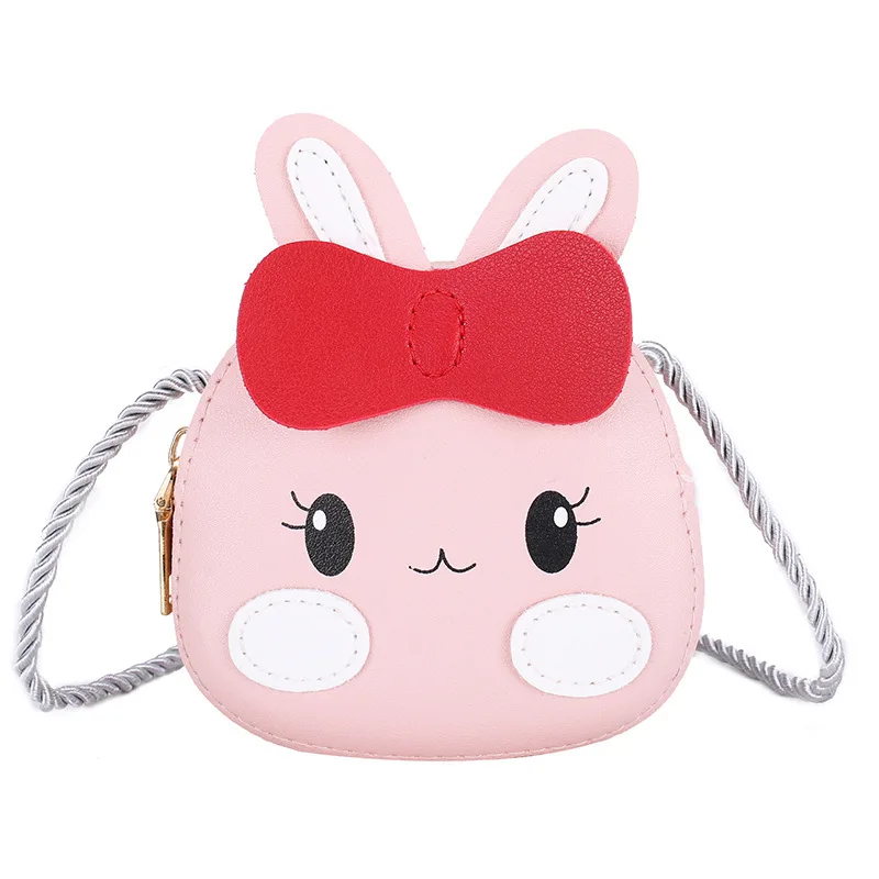 

New cheap bag cartoon cute children bag PU shoulder handbag messenger bag small animal coin purse