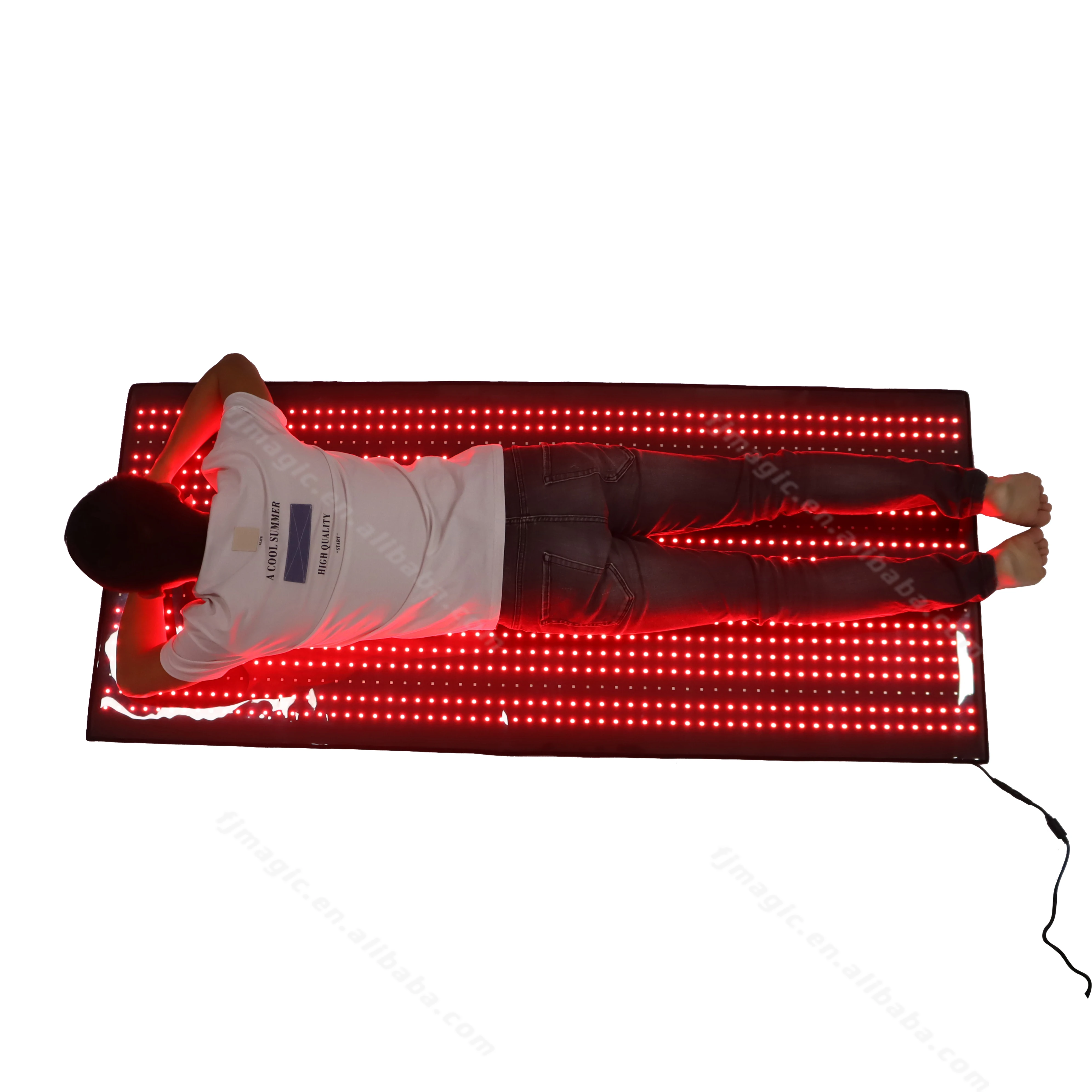 

2021 Hot Sale 660nm 850nm LED Belt Red Light Therapy Weight Loss Infrared Red Light Body Pad Wrap Belt for Pain Relief