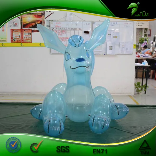 Bouncy Pokemon Inflatable Rabbit Clear I