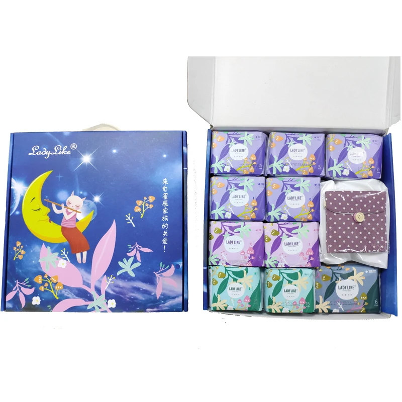 

Quanzhou Factory Private Label Organic Cotton Anion Sanitary Pads Panty Liners for Women