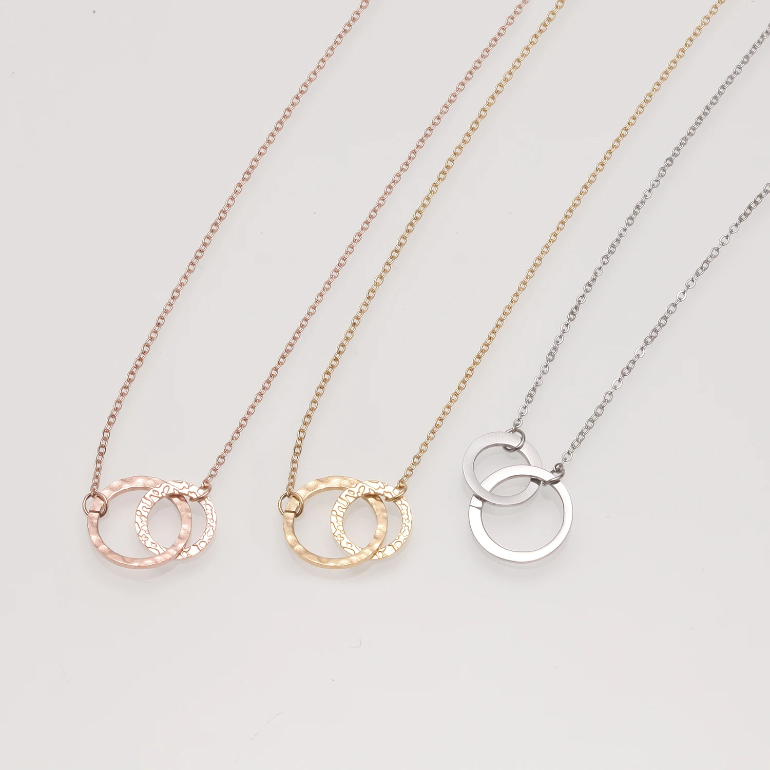 

Kaihang luxury customized necklaces 18k 14k gold plated silver stainless steel women jewelry chain necklace