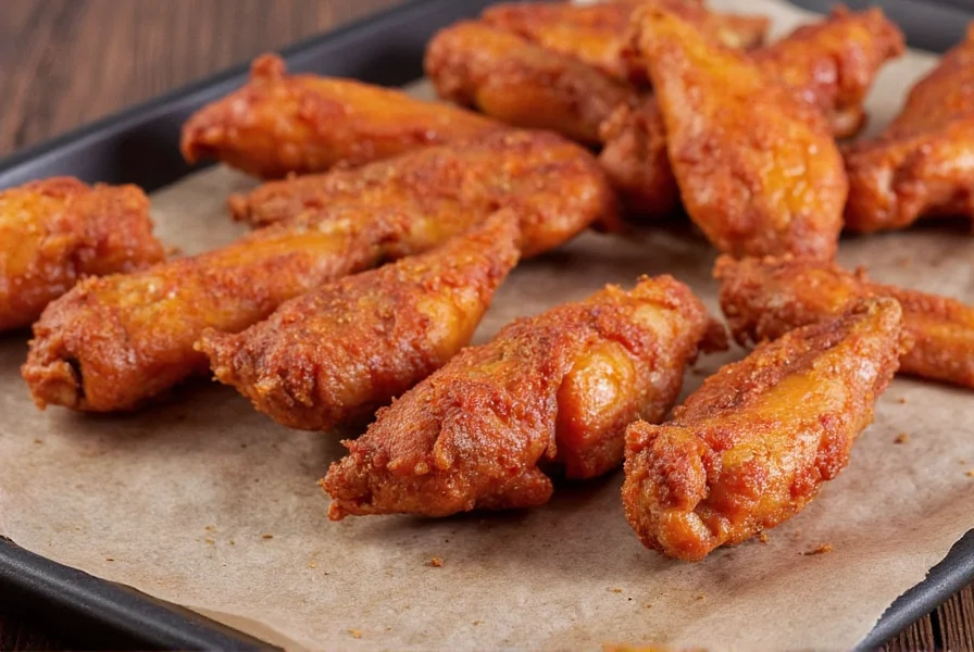 Tray of grilled chicken wings seasoned with Chupacabra Wing Rub