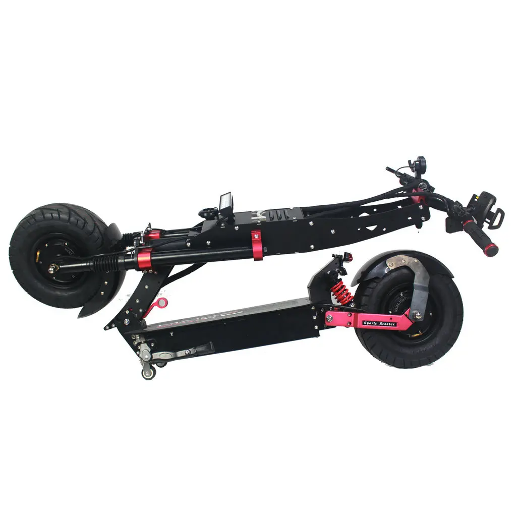 

Hot selling maike mk9x 13 inch wide wheel powerful dual motor 7200w folding offroad electric kick scooter for adults