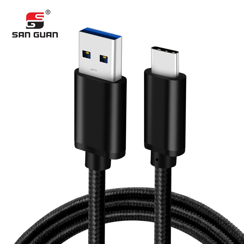 oem/odm cable usb tipo c 3a fast charging usb type c fast cable 3.0 for samsung phone charger cable