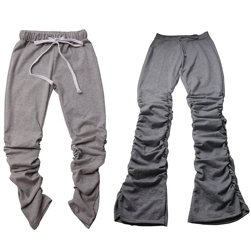 New Arrival Kids Stacked Pants Joggers Children Clothing Leggings Women