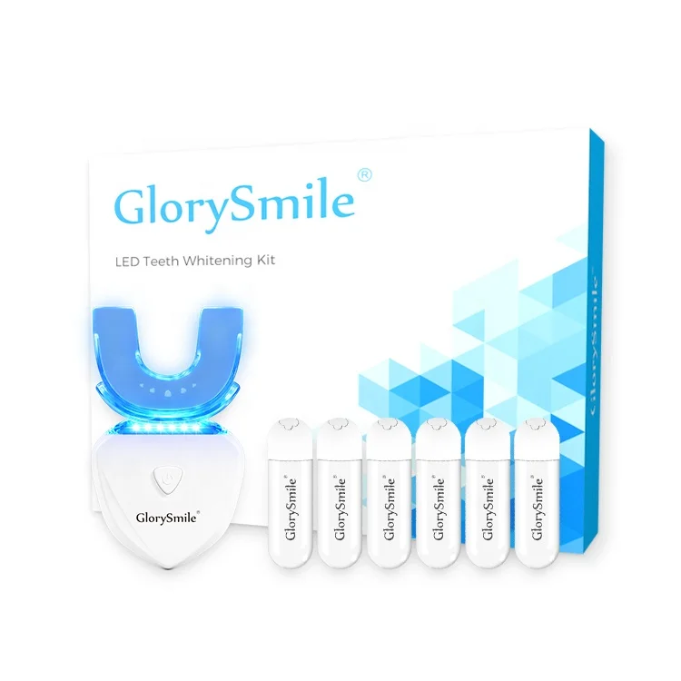 

New Formula PAP+ Gel Pods 10 Minutes Led Light Whitening Teeth Kit Private Logo