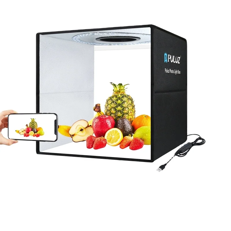 

Bulk Stock PULUZ 40cm Folding Portable Ring Light USB Photo Lighting Studio Shooting Tent Box Dropshipping