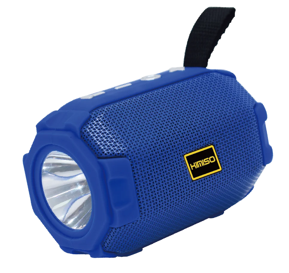 

New Outdoor Metal Mesh Portable Wireless Small BT Speaker Waterproof Speaker With Flashlight