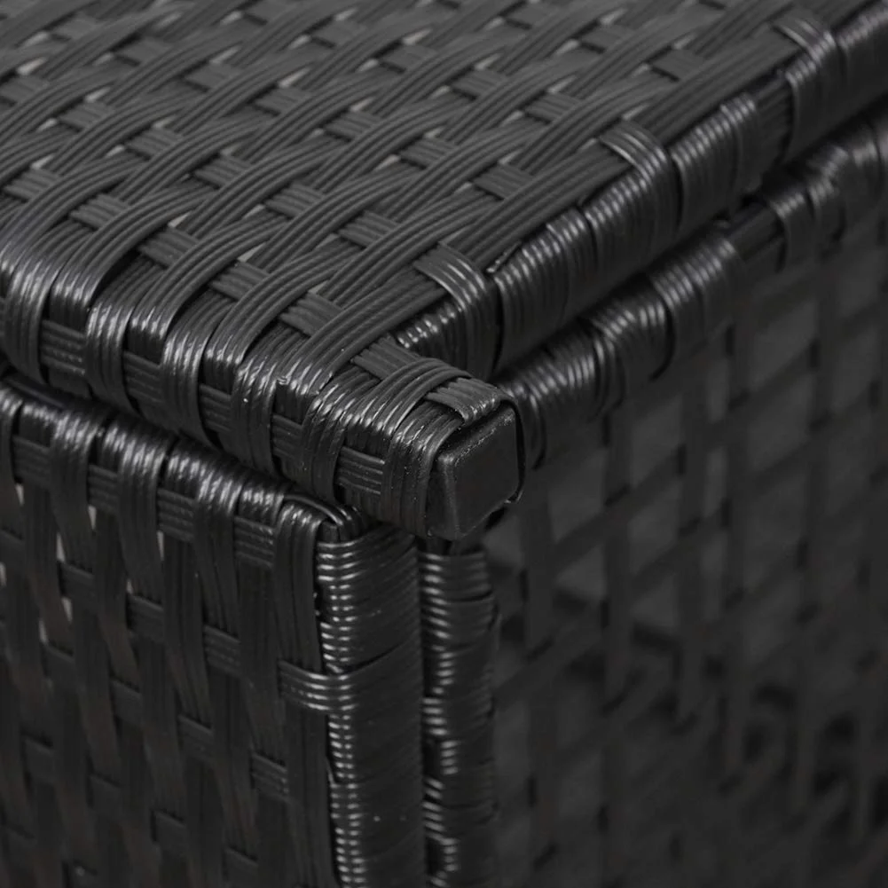
Rattan Outdoor Storage Box - 70 Gallon Wicker Patio garden Water Resistance Deck Box 