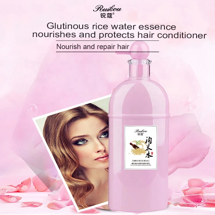 
Hot Sale Natural Rice Water Hair Conditioner Smooth Nourishing Hair Care Conditioner Cream 