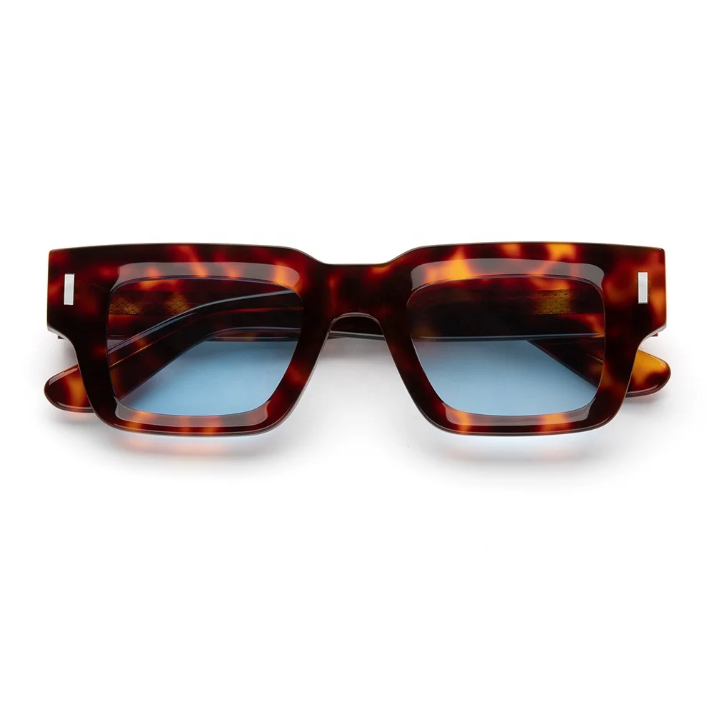 

Sunglasses 2023 Modern Design Cellulose Women Private Label Acetate Transparent Custom Men Square Polarized Acetate Sunglasses