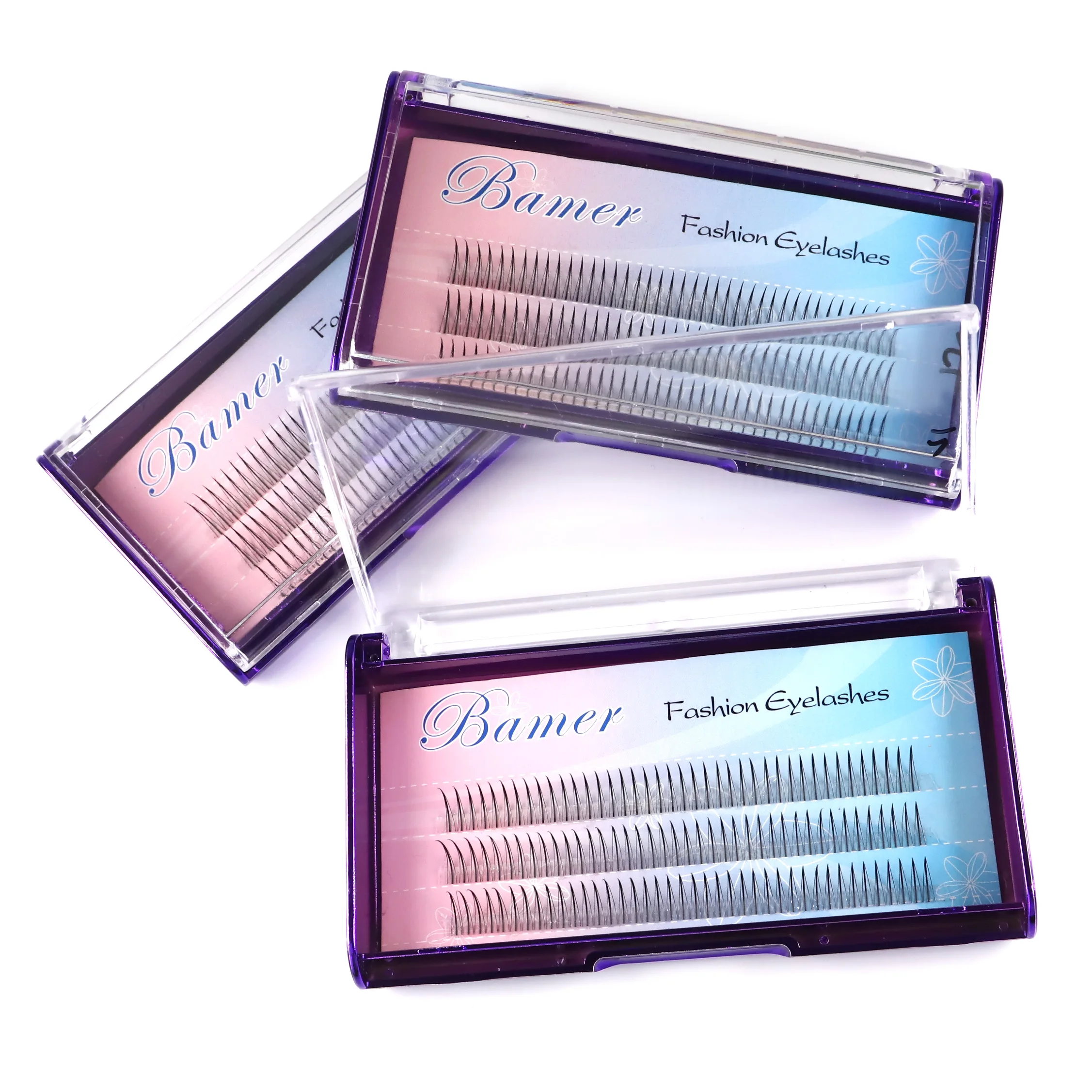 

wholesale new style 5d 100 eyelash extension strip lashes private label