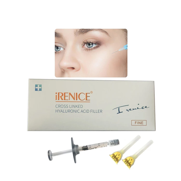 

Injectable fine line Sodium Cross Linked irenice Hyaluronic Acid Dermal Fillers Injection, Transparent
