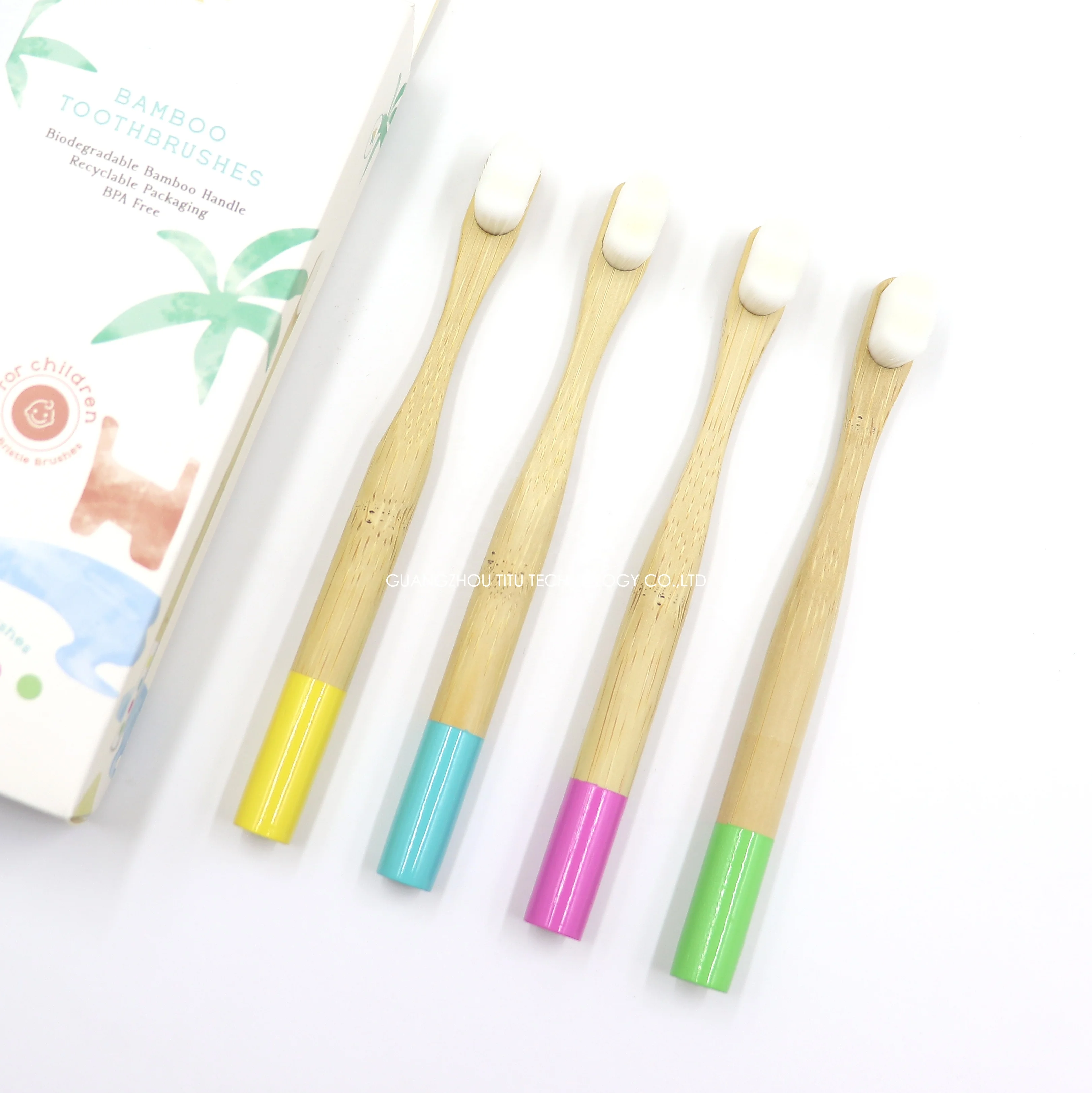 

TIITEE Extra Soft Toothbrush For Sensitive Gums Micro-Nano Colored Handle Toothbrush 20000 Soft Floss Bristle Bamboo Toothbrush, Multi color