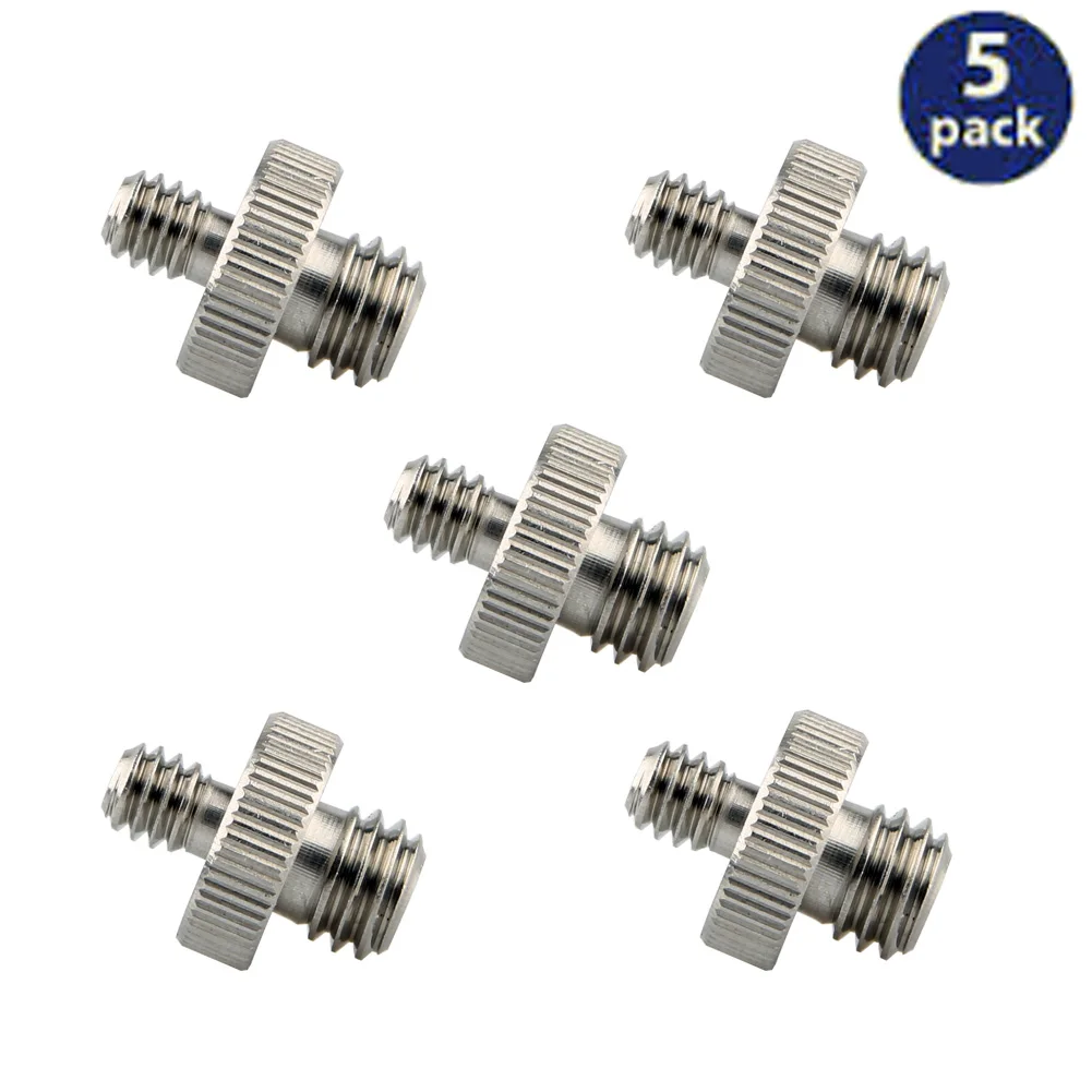 

NICEYRIG 1/4"-20 to 3/8"-16 Tripod Screw Adapter Standard Tripod Mounting Thread Screw Converter