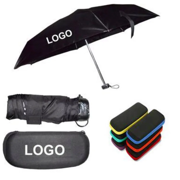 

6ribs and 8 ribs folding promotional advertising umbrella with logo printing customised, Customized color