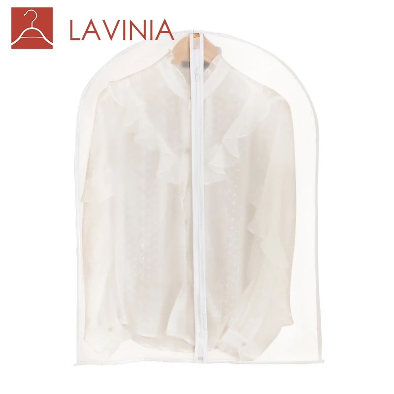 

Custom Clothes Dust Cover suit Wardrobe Clothing Household Dust Bag Clothes Cover Down Jacket Overcoat Storage Garment Bag