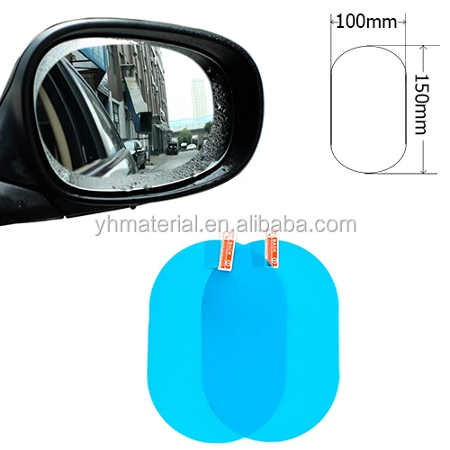 

Car Rearview Mirror Protective Anti Fog Car Mirror Window Clear Film, Transparent