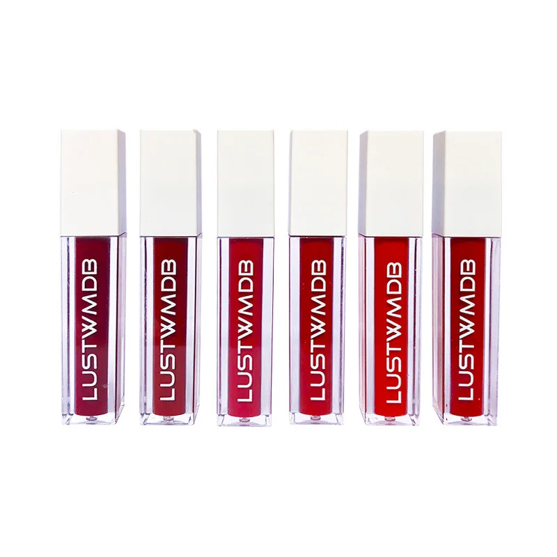

Pigmented private label custom logo liquid matte lipstick 24 hours, Multi-colors