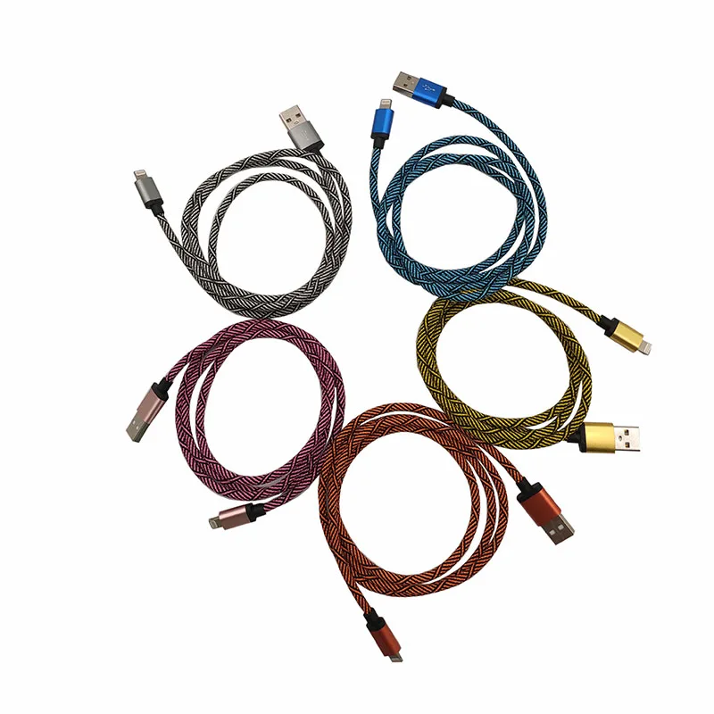 

1M customized 2A Charging Nylon Usb 2.0 Cable Type-c Cable Micro Usb Cable Data, Blue/yellow/grey/orange/purple