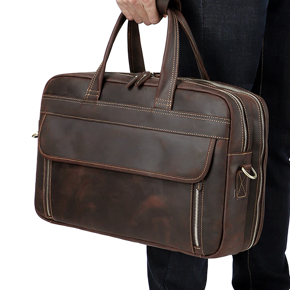 

Top Grain Leather Briefcase Mens Leather Briefcase Bags Leather Briefcases For Lawyers, Coffee