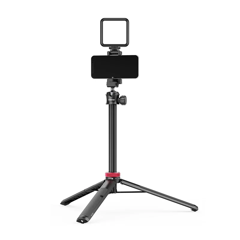 

ULANZI MT-44 Mini Camera Tripod, Portable mobile phone selfie stick Tripod with 2in1 Phone Holder mount