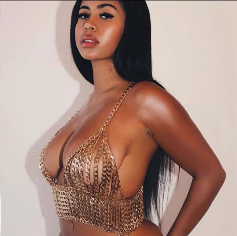 

B35085A 2020 women fashion strap transparent party club wear adjustable crop top, Customized color