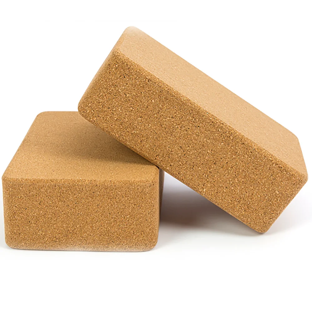 foam brick natural yoga block cork