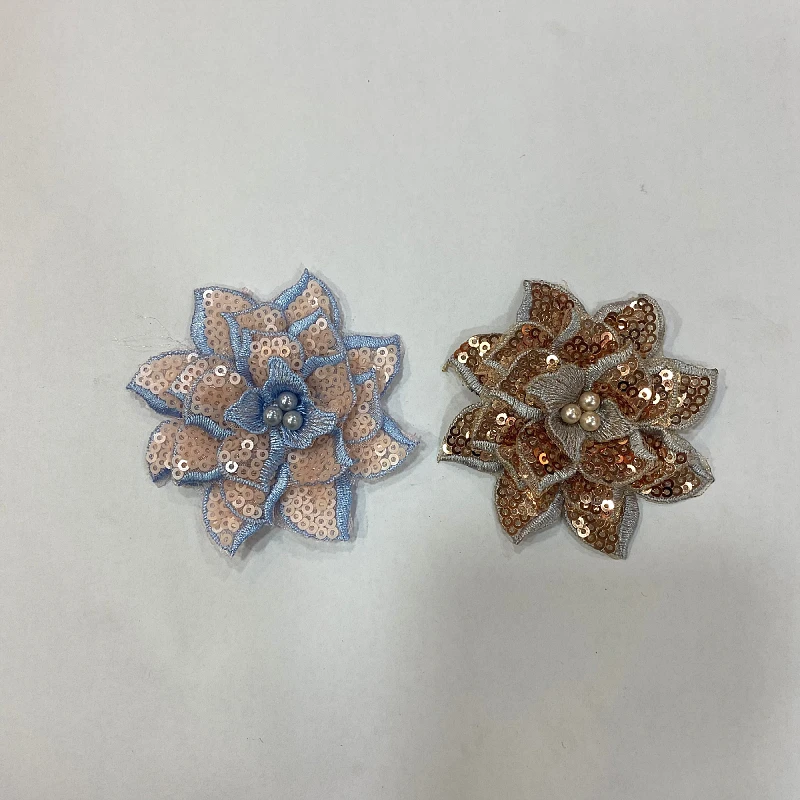 

Various Styles Dress Making Flower Pattern Floral Applique Embroidery for Wedding, Multicolor