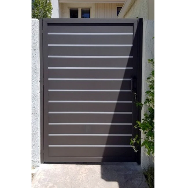 

Solid Powder Coated Aluminum Garden Slat Fencing/ Fence, Customer's request