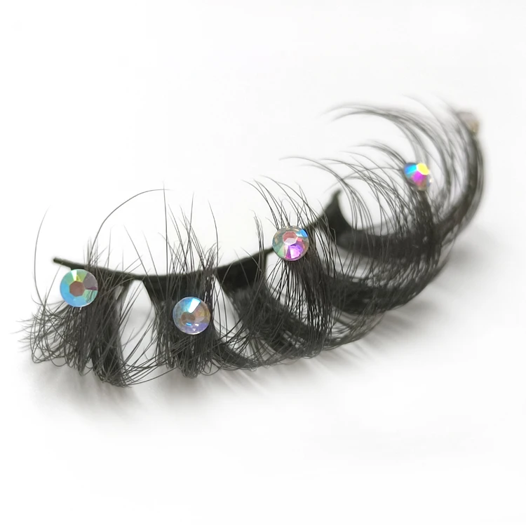 

False Eyelashes Glitter Sequins False Lashes Christmas Lashes Glitter Lashes, Can be custom