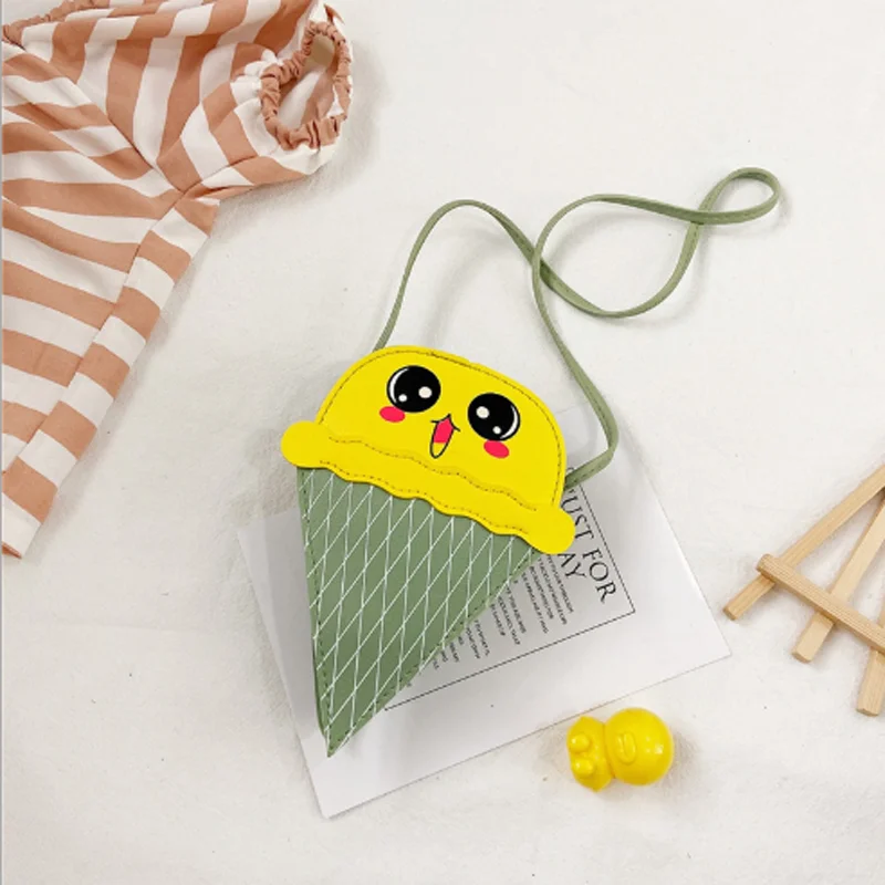 

crossbody cartoon ice cream cute girl purse, 5 colors