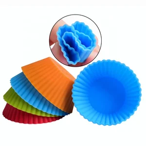 Image of Mini Baking Cupcake Mold Silicone Muffin Mold