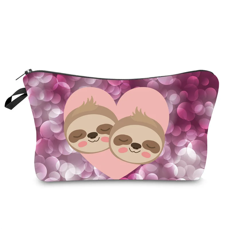 

Funny Sublimation Makeup Bags Roomy Toiletry Pouch Travel Accessories Gifts Cosmetic Brush Bag for Women