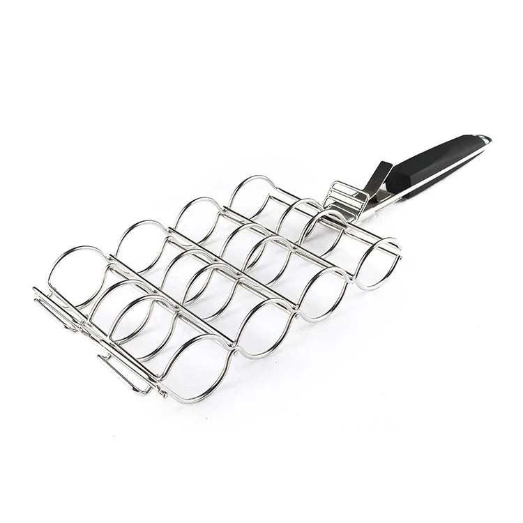 

OEM Service Stainless Steel Maize Cob Basket For Outdoor Grilling Burgers/Steaks/Seafood/Vegetable/Fish/Meat/Shrimp, Silver