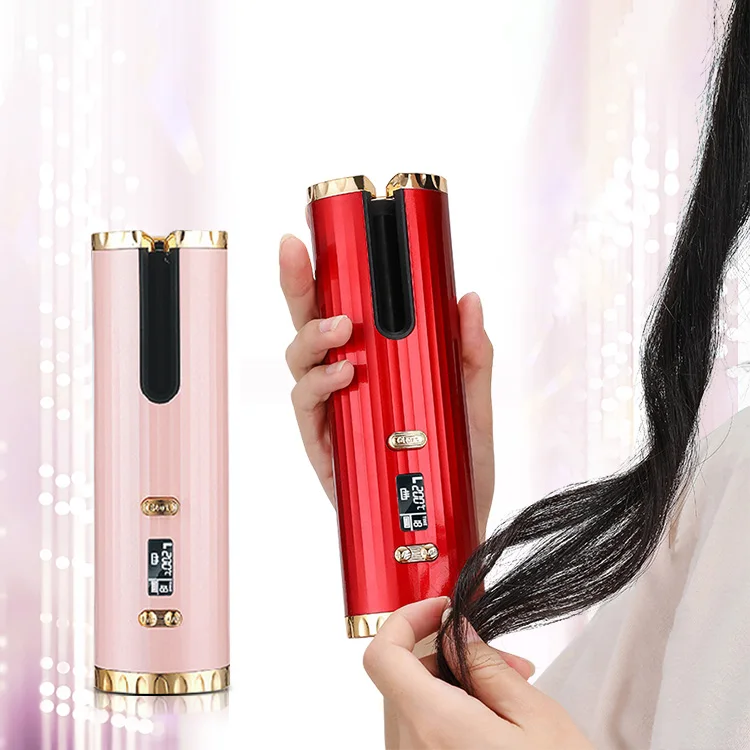 

Bigoudis De Cheveux Cordless Hair Curler Automatic Heatless Curls Hair Roller Curling Iron Rotating Wireless Hair Curler, Customized color