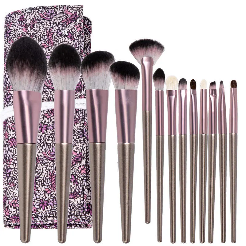 

13pcs Design Wood Bamboo Hair Brush Massage Comb In Brown Boar Bristle Wooden Brushes set