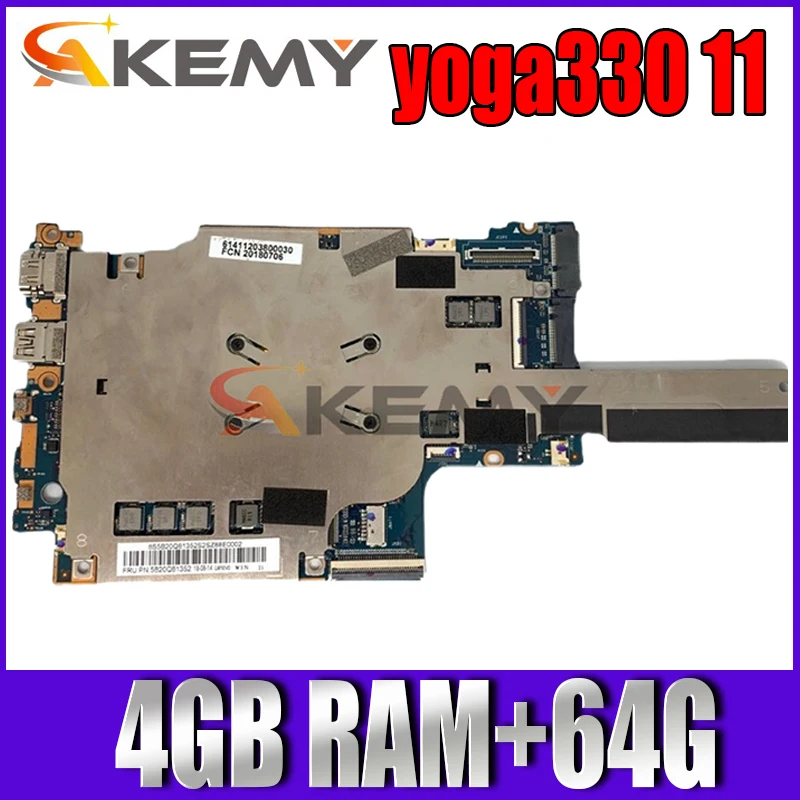 

Yoga330 laptop motherboard For yoga330 11 with 4GB RAM+64G Original integrated motherboard 100% fully tested