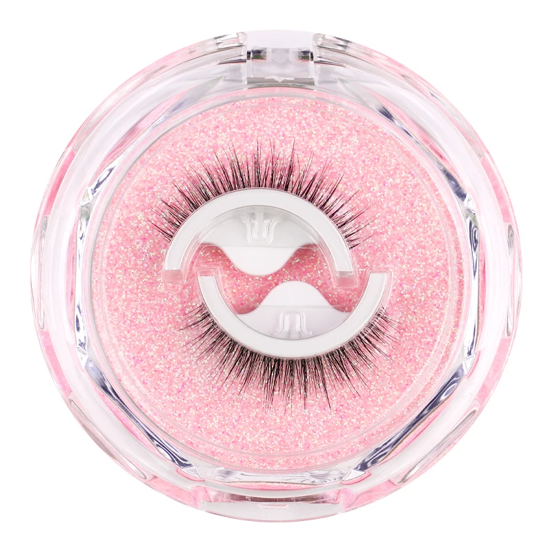 

3D Natural Style Lashes Wholesale Eyelash Vendor Self Adhesive Faux Mink Lash Arrival Glue Free Silk Eyelashes