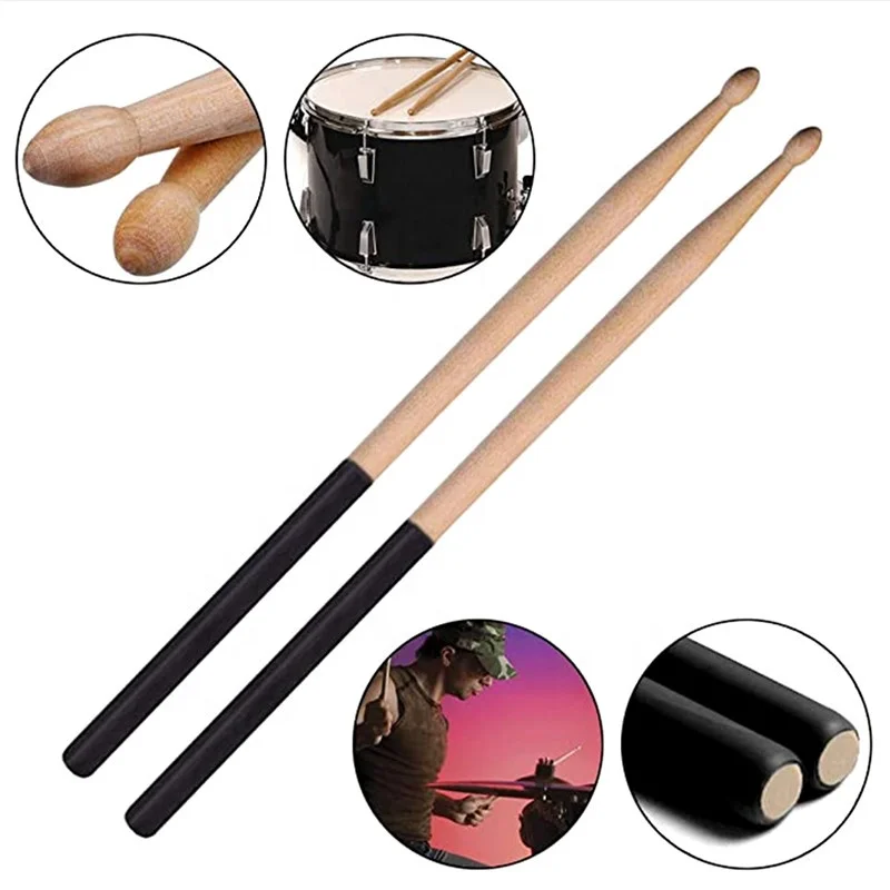 

5A 7A Premium Maple Drumsticks Drum stick Child Adult Practice Hickory Drum Stick