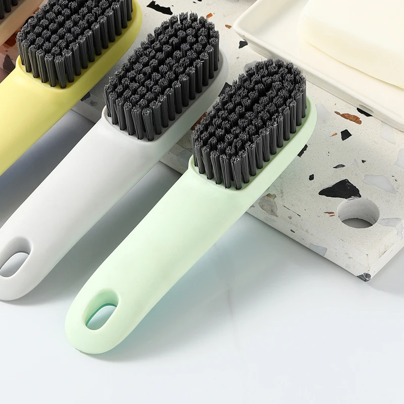 

hot sale wholesale Perforated cleaning brush long handle plastic shoe brush laundry brush