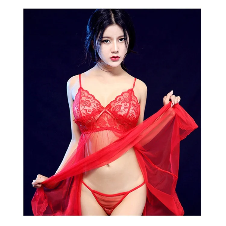 

PoeticExist Hot Sale Slip Dress Sexy Transparent Women Lingerie Erotic Sexy Babydoll Underwear