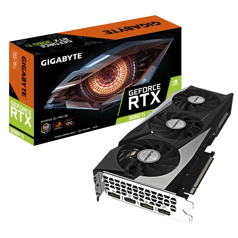 

For Gigabyte GeForce RTX 3060 Ti GAMING OC PRO 8G (rev. 2.0) LHR Magic Eagle computer gaming graphics cards gpu rtx 3060ti 8gb